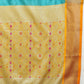 Lorenvalley Fashion Teal Organza Silk Woven Design with Meenakari Weaving Saree - Swadesiicart
