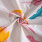 Home Sizzler Pink & White Cartoon Characters 210 TC Single Bedsheet with 1 Pillow Covers - Swadesiicart