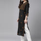 ADA Ethnic Motifs Embroidered Chikankari Cotton Straight Kurta | Swadesiicart