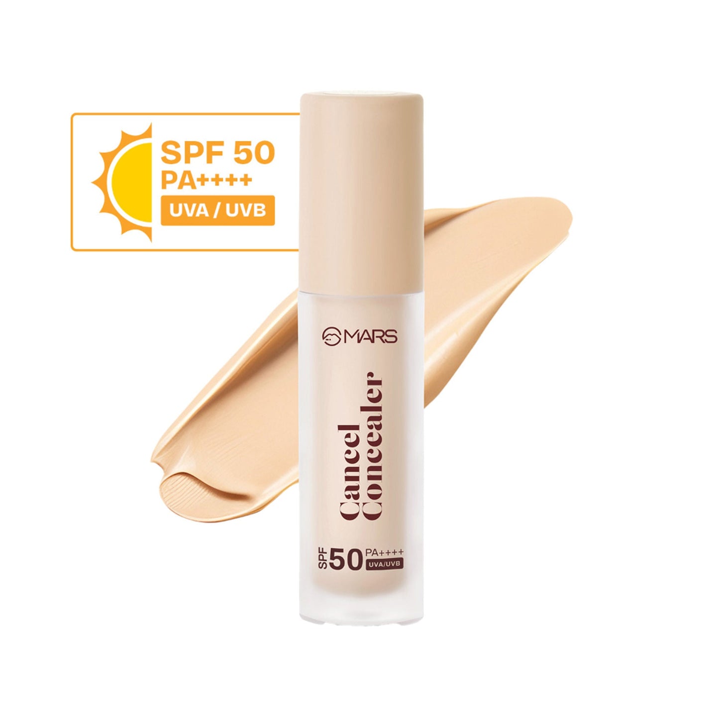 MARS Cosmetics SPF 50 PA++++ Cancel Concealer - 03 Dreamy Beige - Swadesiicart