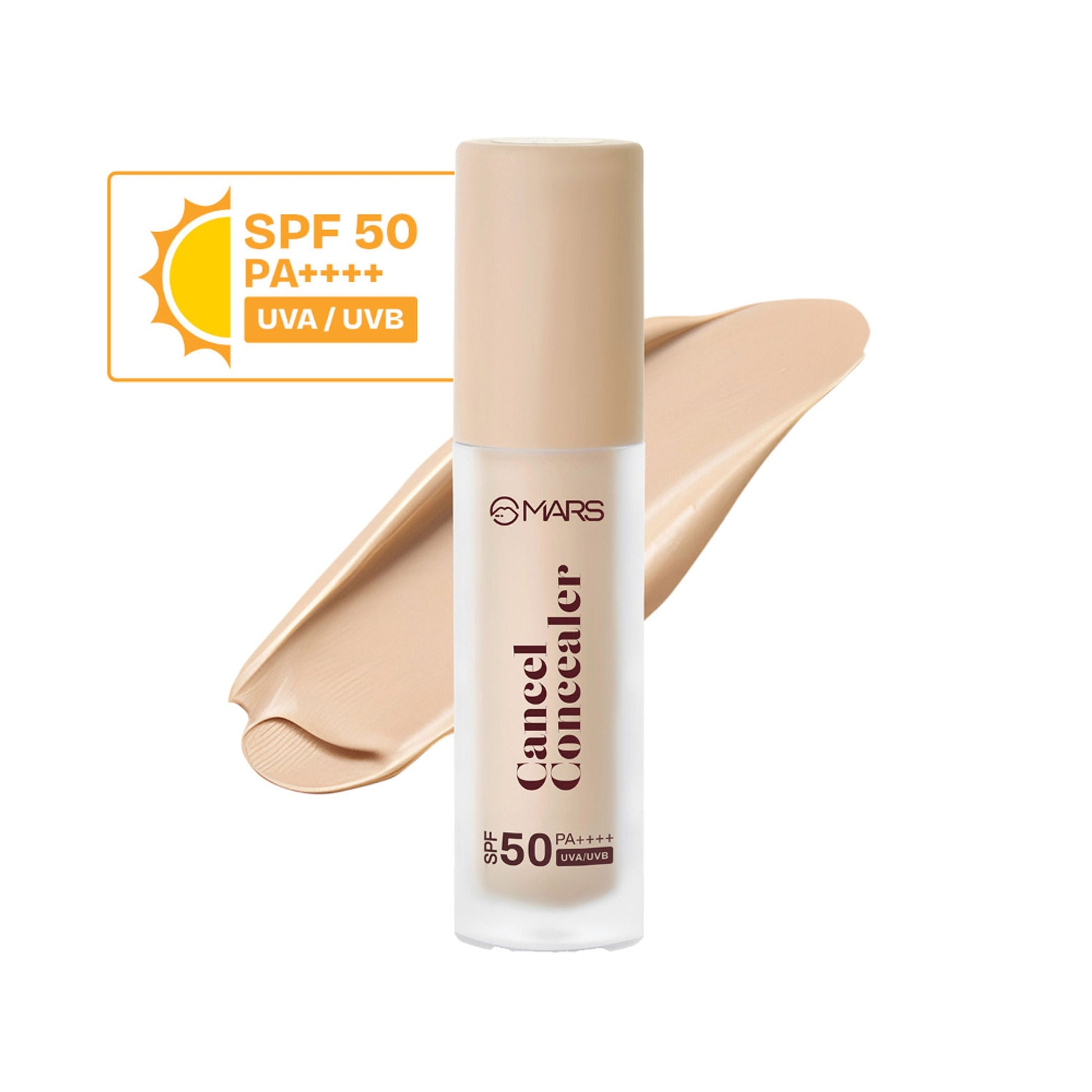 MARS Cosmetics SPF 50 PA++++ Cancel Concealer - 04 Natural Charm - Swadesiicart