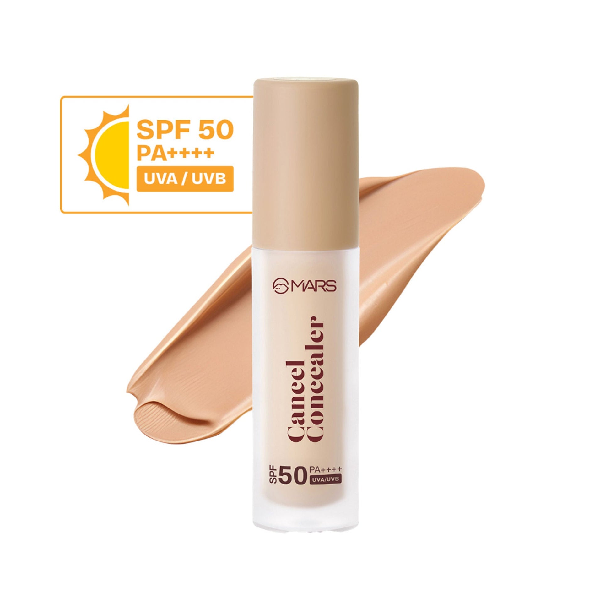 MARS Cosmetics SPF 50 PA++++ Cancel Concealer - 06 Honey Glow - Swadesiicart