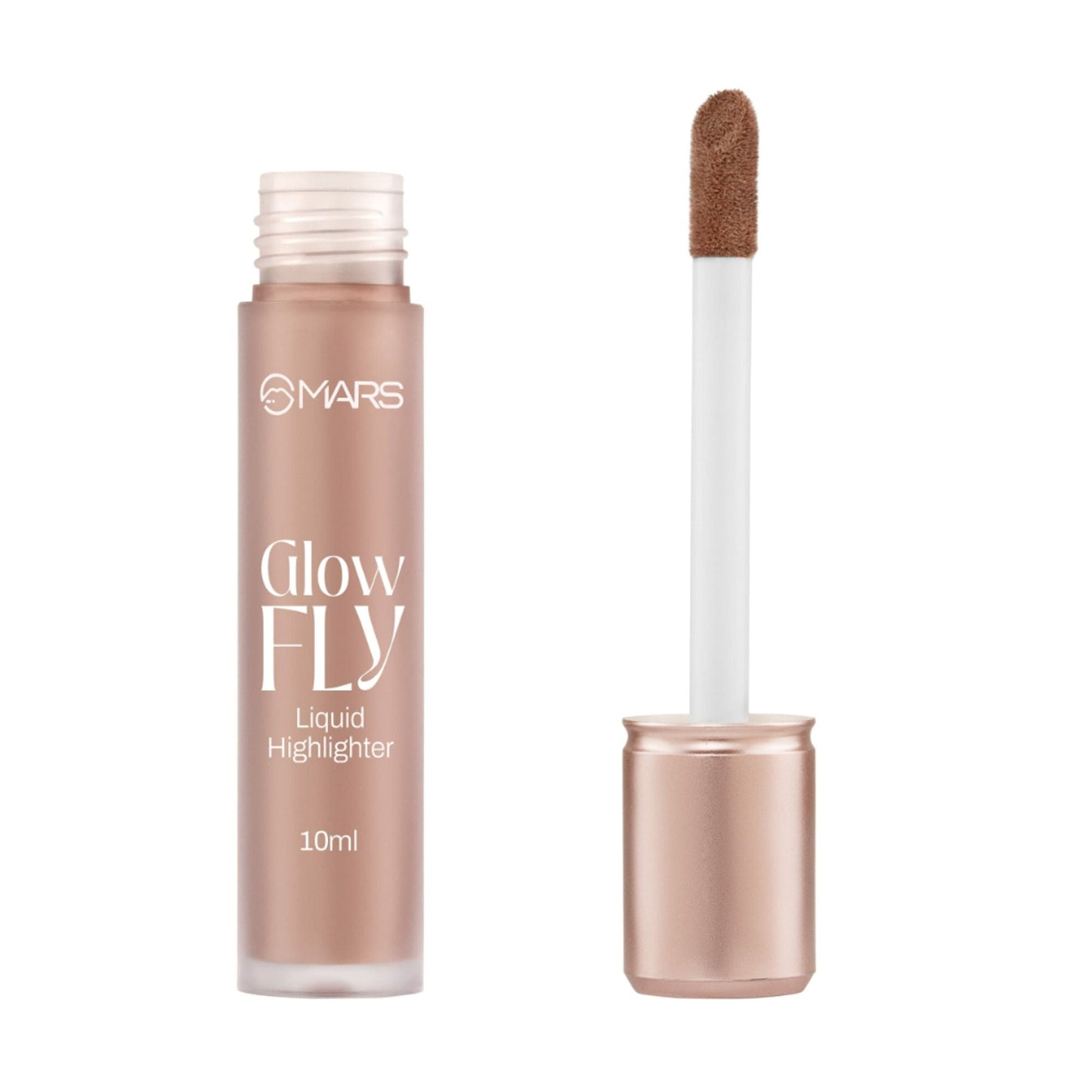 MARS Cosmetics Glow Fly Liquid Highlighter - 01-Winged Rose - Swadesiicart