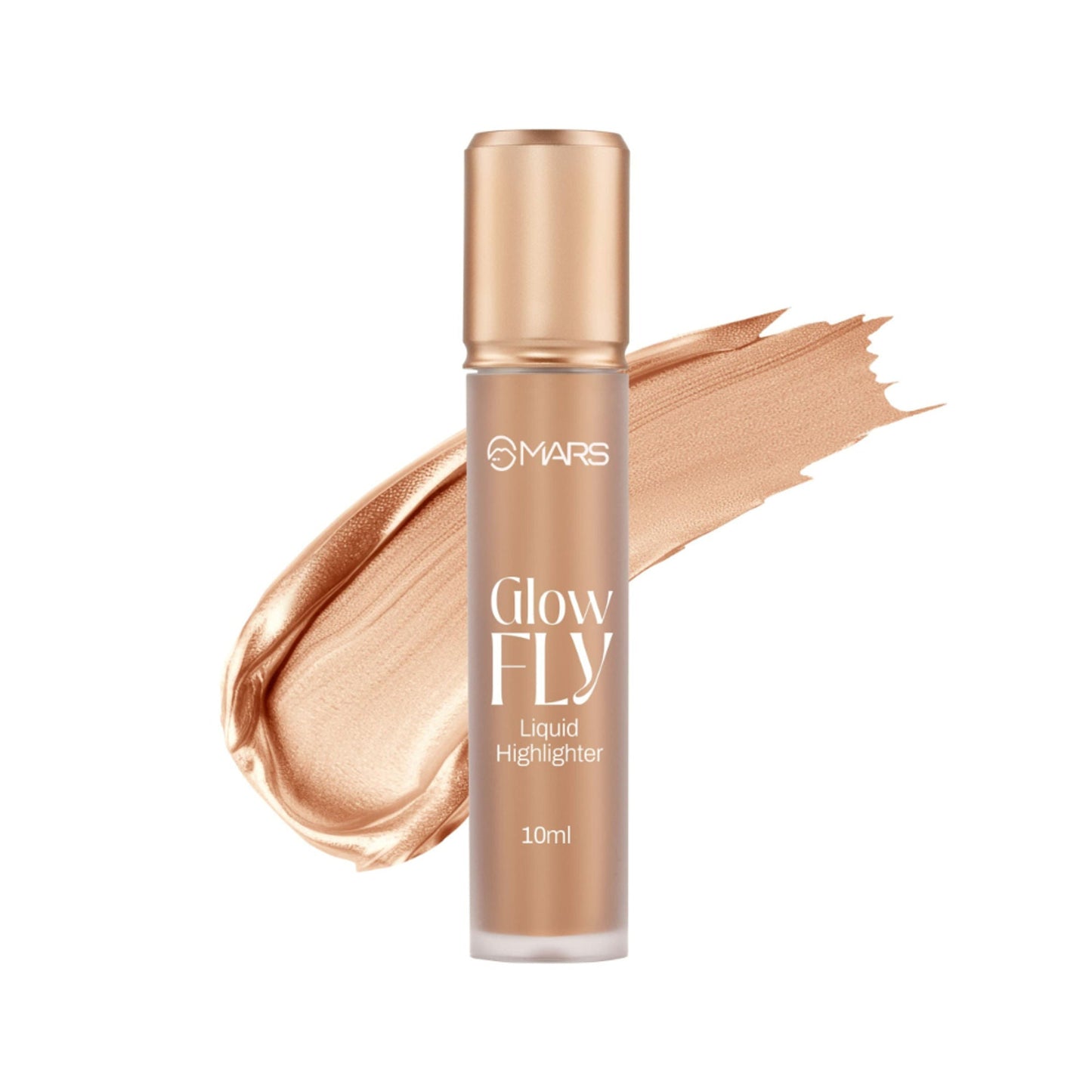 MARS Cosmetics Glow Fly Liquid Highlighter - 02-Winged Champagne - Swadesiicart