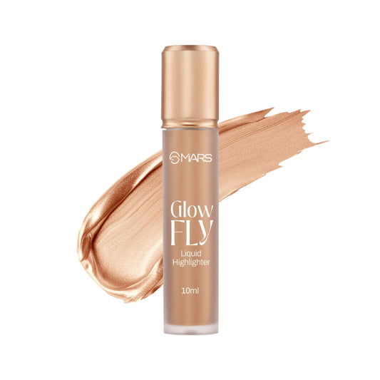 MARS Cosmetics Glow Fly Liquid Highlighter - 02-Winged Champagne - Swadesiicart