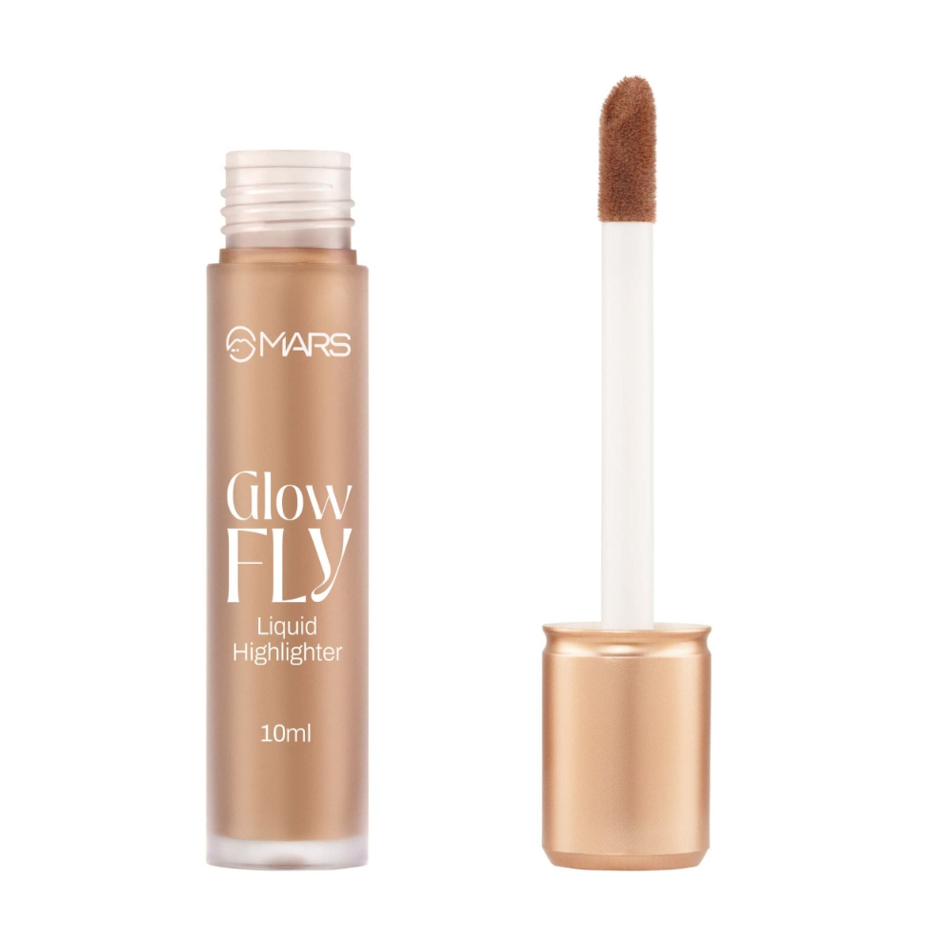 MARS Cosmetics Glow Fly Liquid Highlighter - 02-Winged Champagne - Swadesiicart