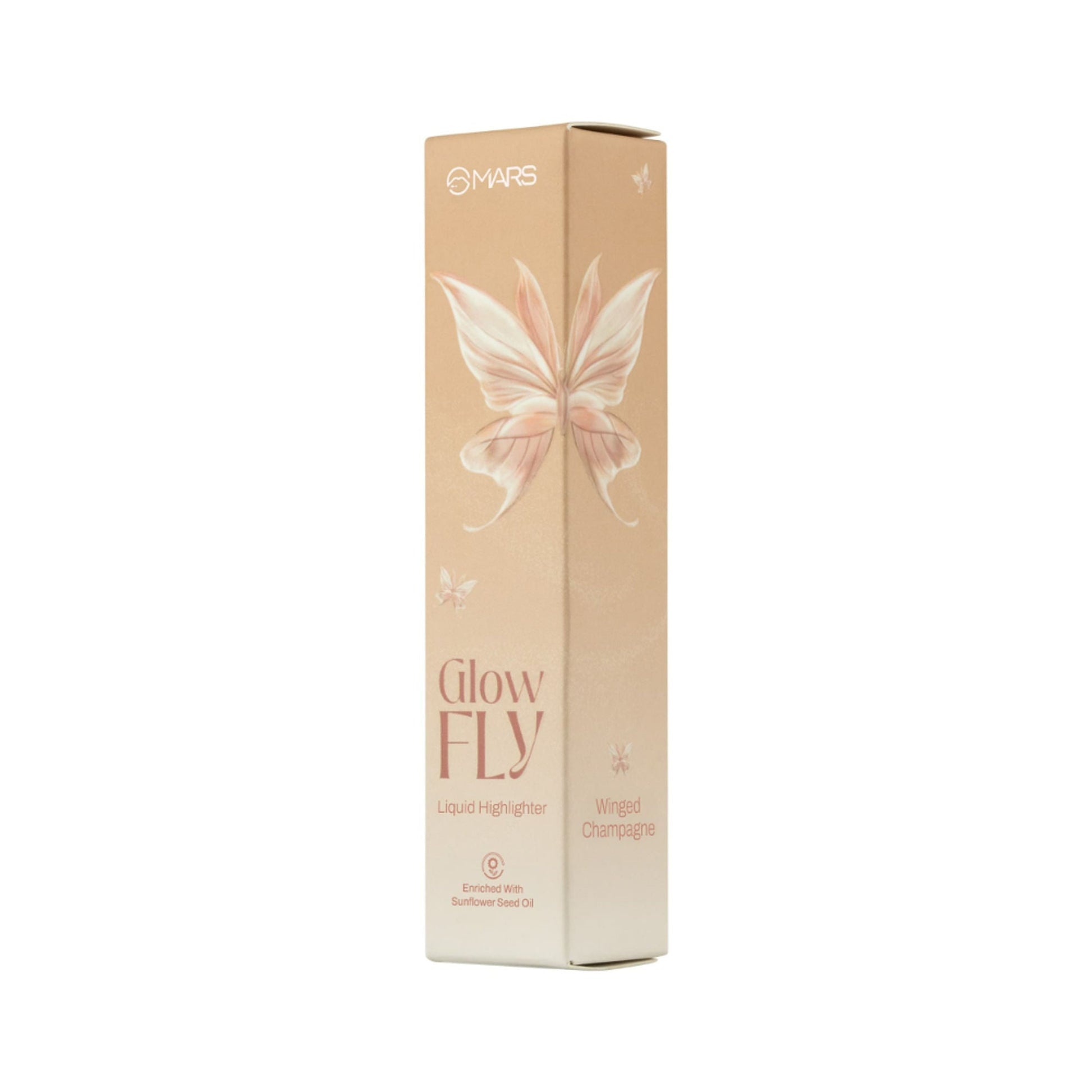MARS Cosmetics Glow Fly Liquid Highlighter - 02-Winged Champagne - Swadesiicart