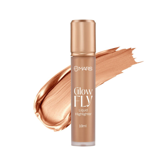 MARS Cosmetics Glow Fly Liquid Highlighter - 03-Winged Gold - Swadesiicart