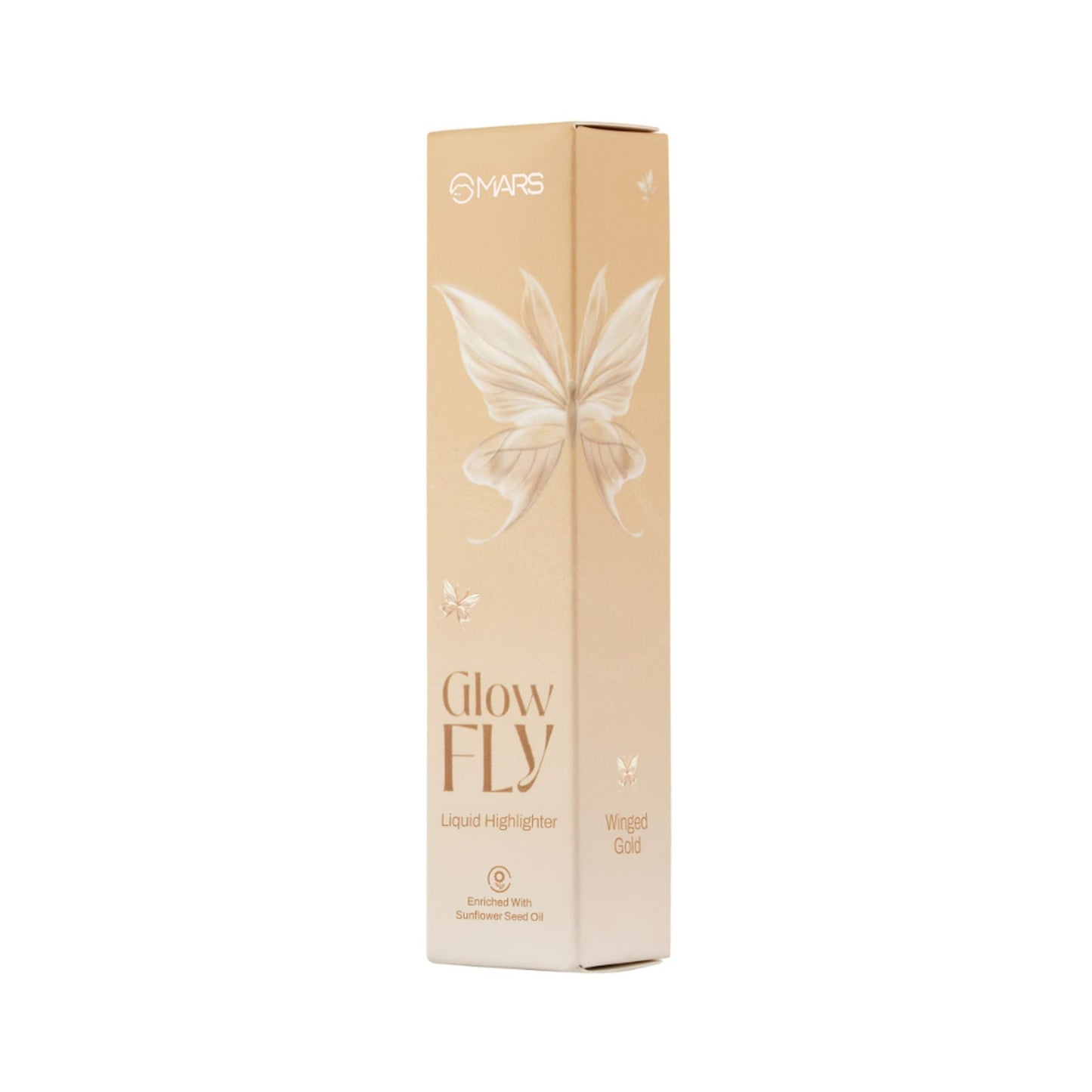 MARS Cosmetics Glow Fly Liquid Highlighter - 03-Winged Gold - Swadesiicart