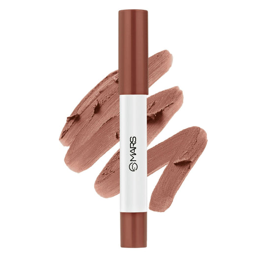 MARS Cosmetics Cloud Kiss Soft - Matte Lip Crayon - 01 Dusty Air - Swadesiicart
