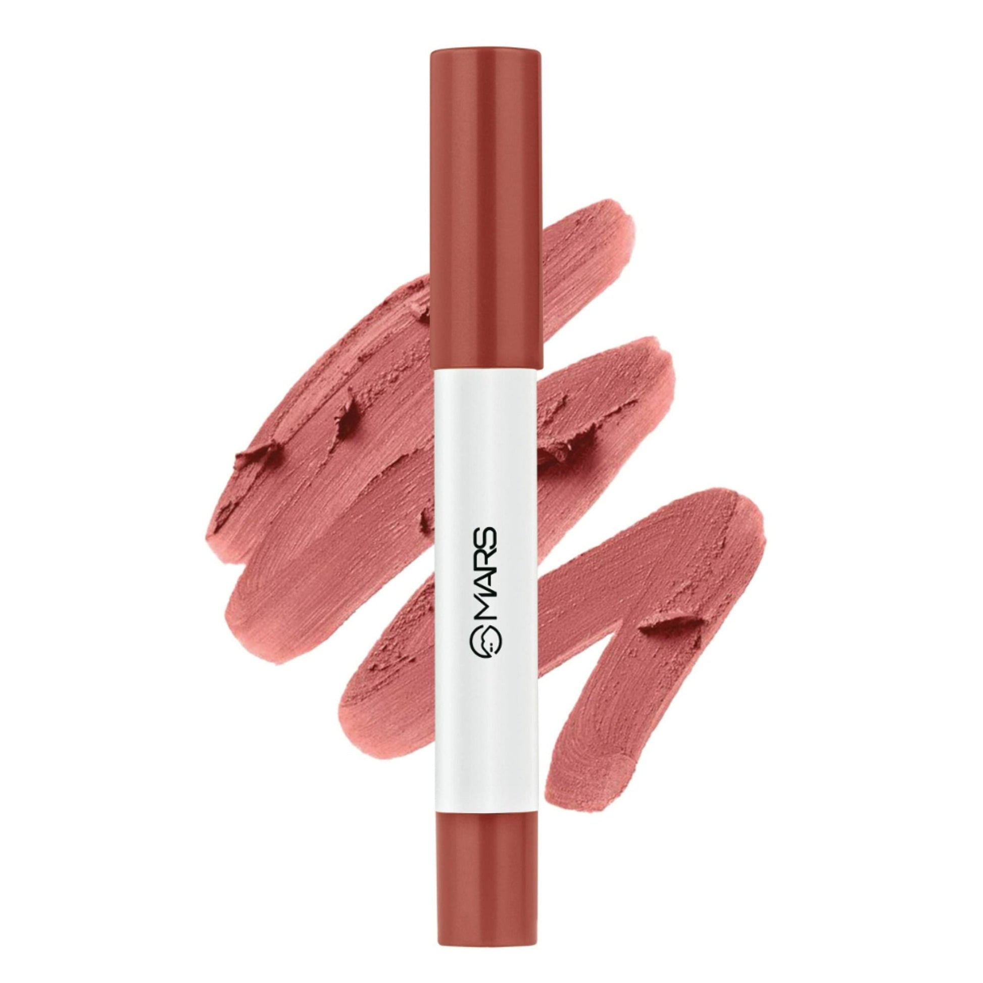 MARS Cosmetics Cloud Kiss Soft - Matte Lip Crayon - 08 Peach Skies - Swadesiicart