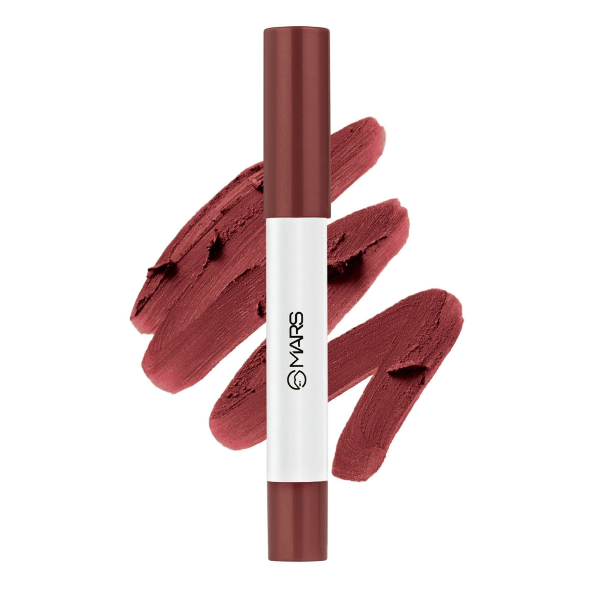 MARS Cosmetics Cloud Kiss Soft - Matte Lip Crayon - 15 Midnight Berry - Swadesiicart