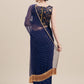 Tikhi Imli Blue Embellished Saree | Swadesiicart