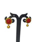 Terracotta Button Studs