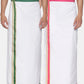 Sethukrishna Men Pack Of 2 White Solid Cotton Readymade Dhoti | Swadesiicart