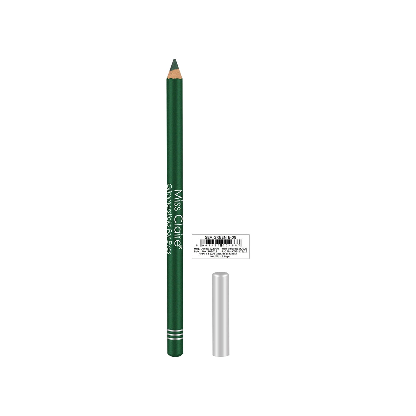 Miss Claire Glimmersticks For Eyes - Sea Green E-08 | Swadesiicart