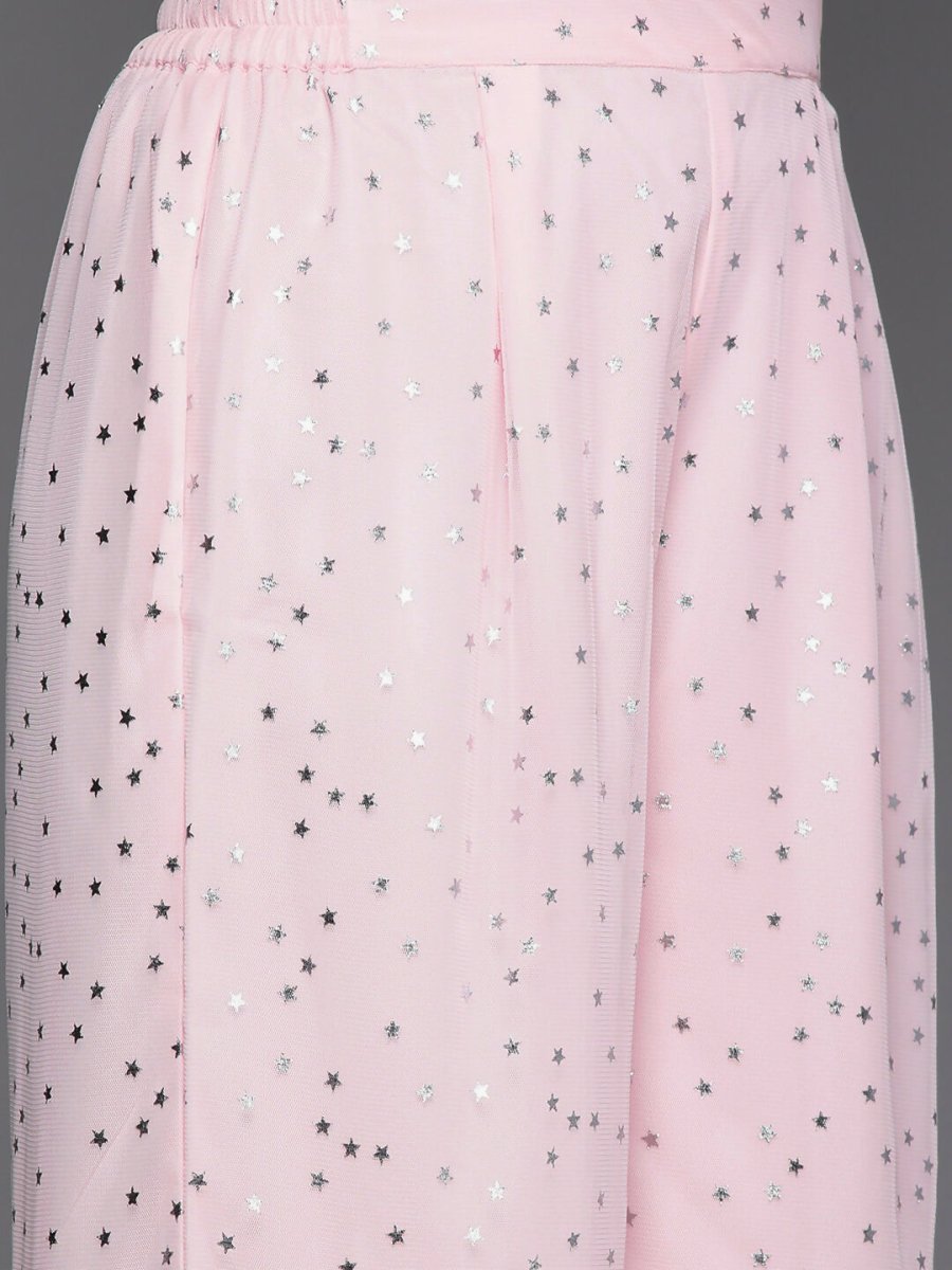 Ahalyaa Women's Traditional Wear Co-ods - Pink - Swadesiicart