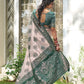 Anaita D Green Silk Blend Woven Saree With Blouse