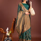 Anaita D Green Banarasi Silk Woven Saree With Blouse