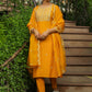Janasya Mustard Silk Blend Embroidered Kurta,Bottom & Dupatta | Swadesiicart