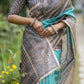Vishnu Weaves Women's Rama Soft Tussar Silk Saree with Blouse - Swadesiicart