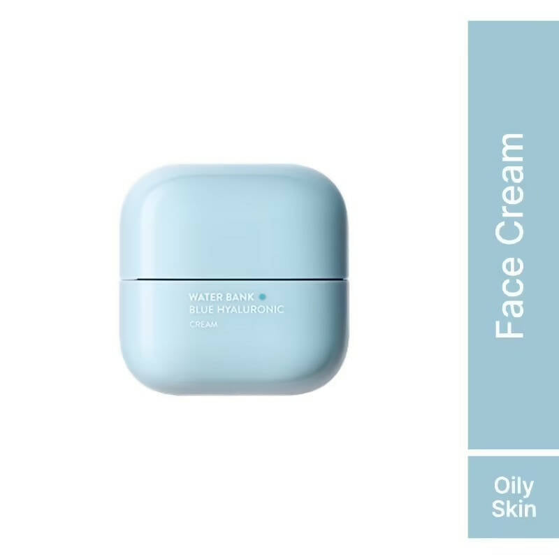 Laneige Water Bank Blue Hyaluronic Face Cream - Korean skincare | Swadesiicart