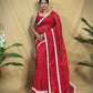 Exclusive Collection Beautiful Red Jaal Jamdani Saree - Swadesiicart