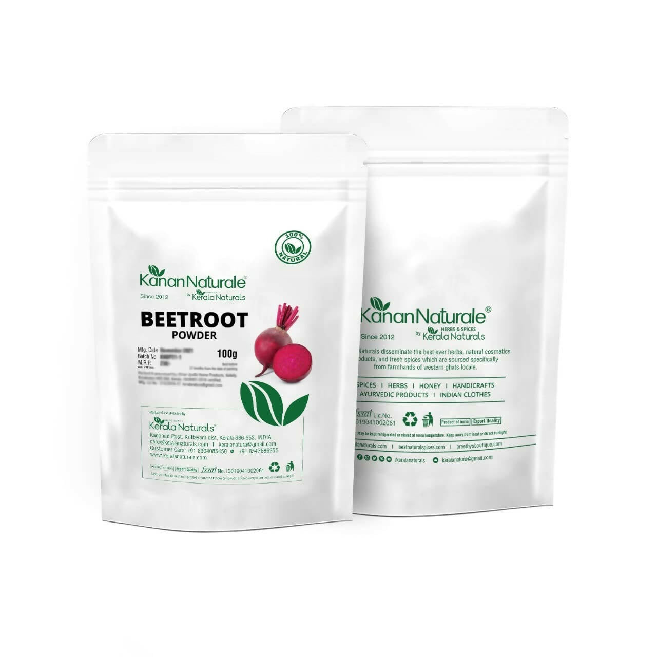 Kerala Naturals Beetroot Powder - Swadesiicart