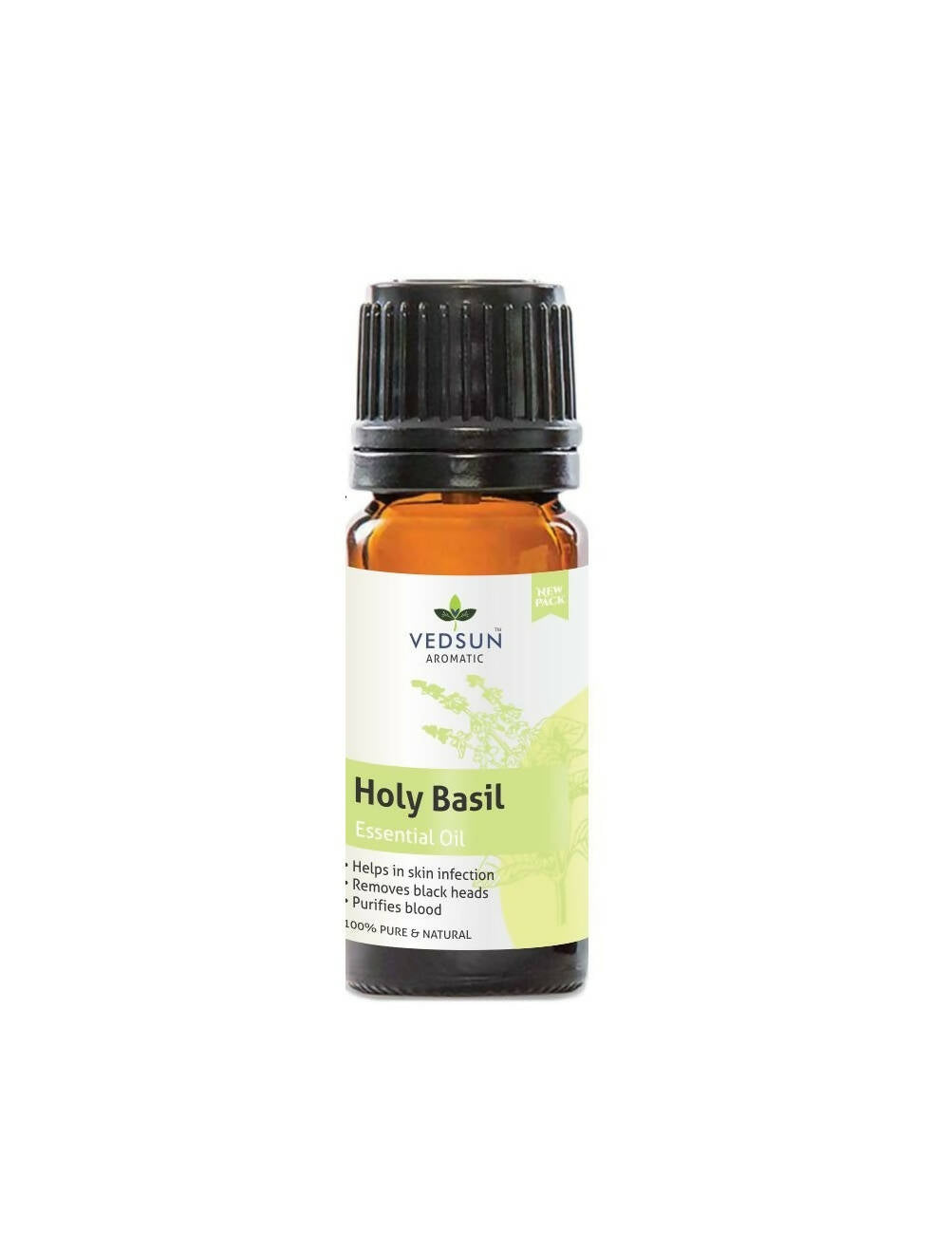 Vedsun Naturals Tulsi/Holy Basil Oil Pure & Organic for Skin - Swadesiicart