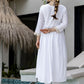 The52 White Women's Gorgeous Embroidered Chanderi Fabric Straight Kurta, Pant and Dupatta Set - Swadesiicart