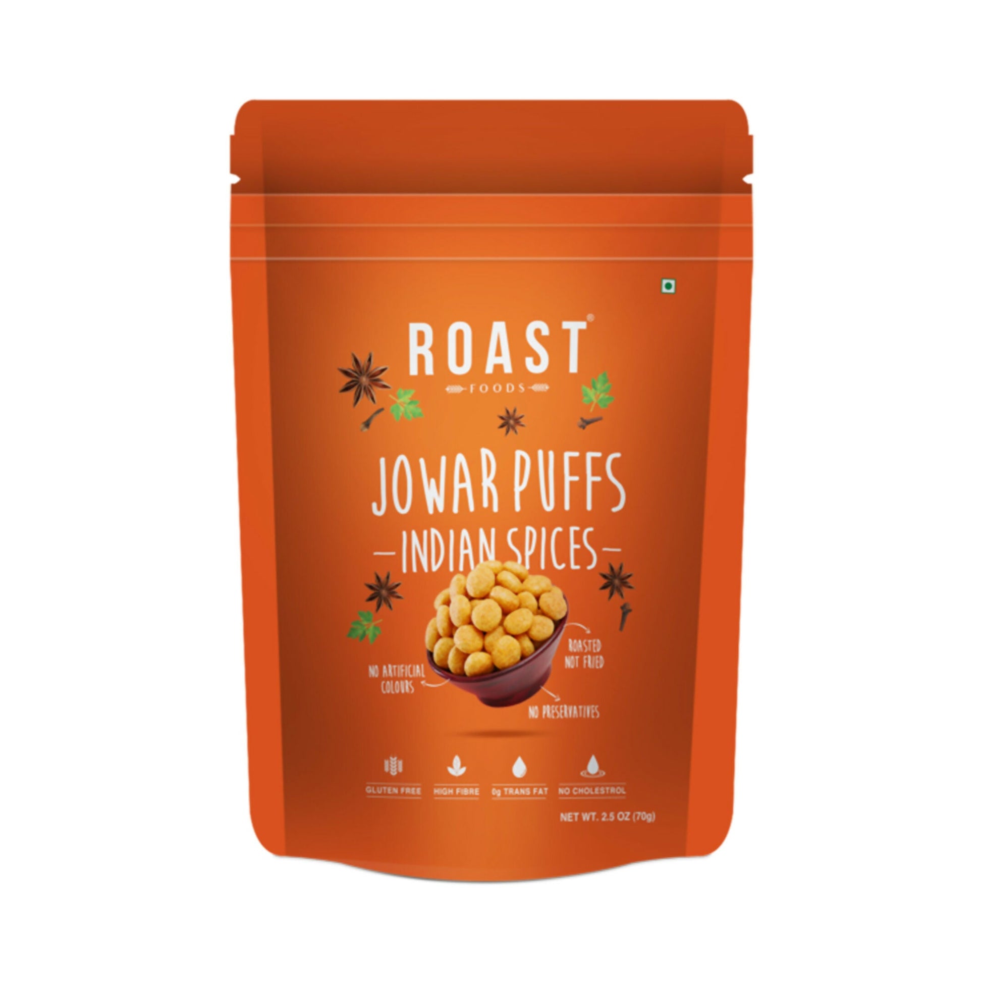 Roast Foods Jowar Puff Indian Spices | Swadesiicart