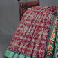 Combination Of Jamuni Colour With Patola Print Semi Chanderi Saree With Contrast Blouse By Gayathri Reddy Designer Studio | Swadesiicart