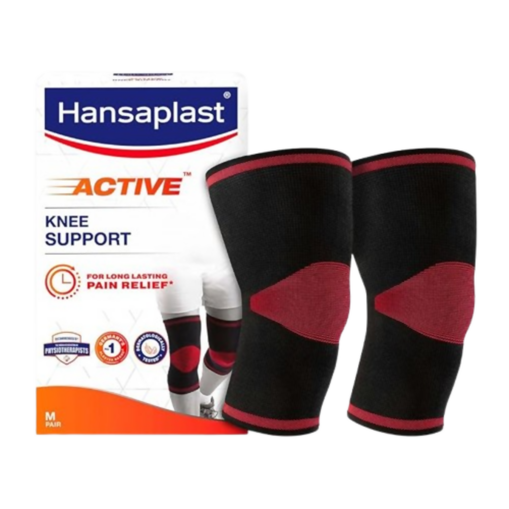 Hansaplast Active Knee Support for Men & Women (Pair) | Swadesiicart