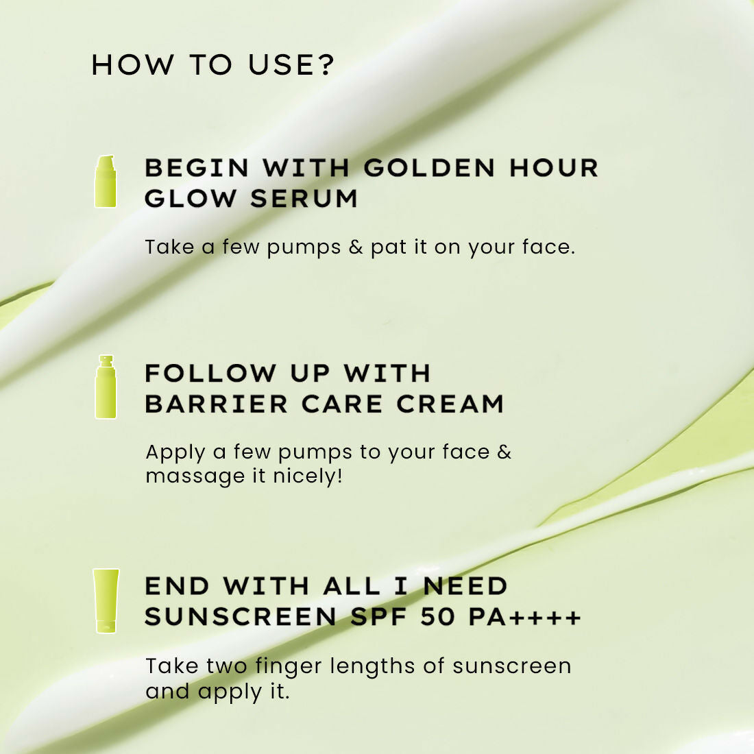 Hyphen By Kriti Sanon CSMS (Cleanser, Serum, Moisturizer, Sunscreen) Normal to Dry Skin Combo | Swadesiicart