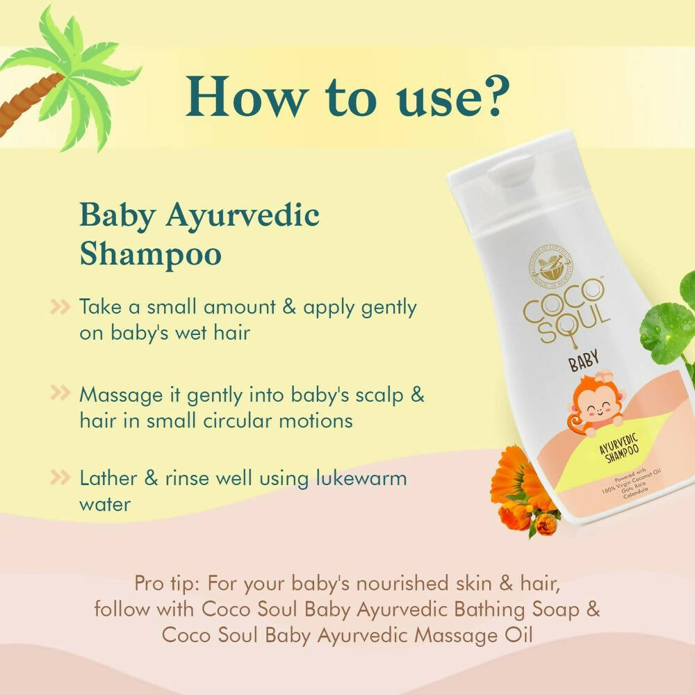 Coco Soul Baby Ayurvedic Shampoo - Swadesiicart