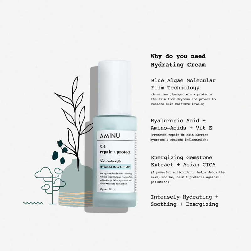Aminu Hydrating Cream for Deep 3-D Hydration | Swadesiicart