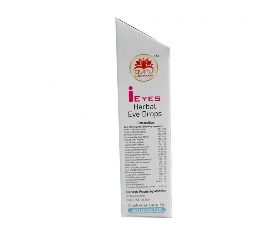 Guru Prasadam Herbal I-Eyes Drops - Swadesiicart