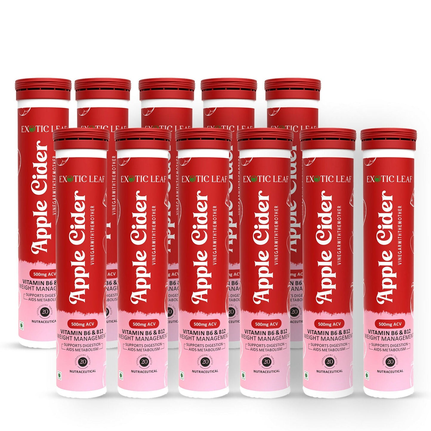 Exotic Leaf Apple Cider Vinegar Tablets - Swadesiicart