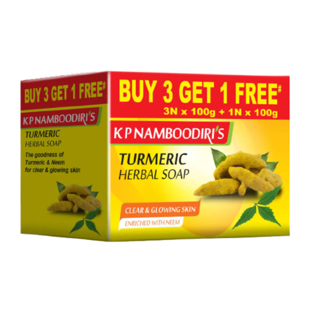 Kp Namboodiri's Turmeric Herbal Soap - Swadesiicart