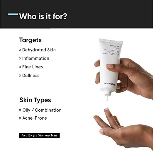 Minimalist Vitamin B5 10% Face Moisturizer - Swadesiicart