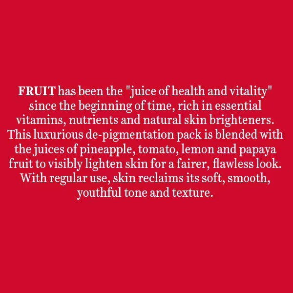 Biotique Advanced Ayurveda Fruit Brightening Depigmentation & Tan Removal Face Pack - Swadesiicart