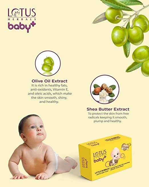 Lotus Herbals Baby + Little Bubbles Gentle Soap - Swadesiicart
