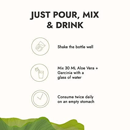 Kapiva Ayurveda Aloe + Garcinia Juice | Swadesiicart