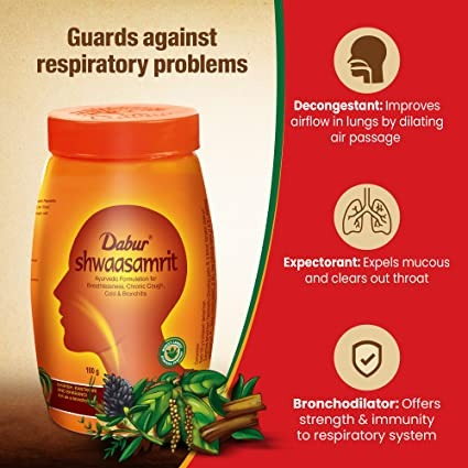 Dabur Shwaasamrit 400gm - Swadesiicart