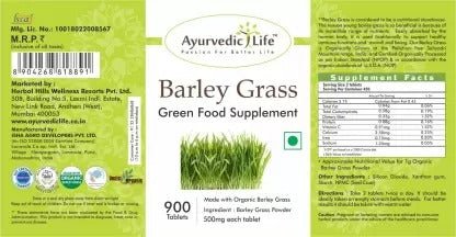 Ayurvedic Life Barley Grass Tablets - Swadesiicart