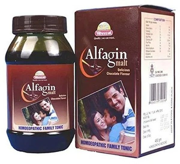 Wheezal Homeopathy Alfagin Malt Delicious Chocolate | Swadesiicart