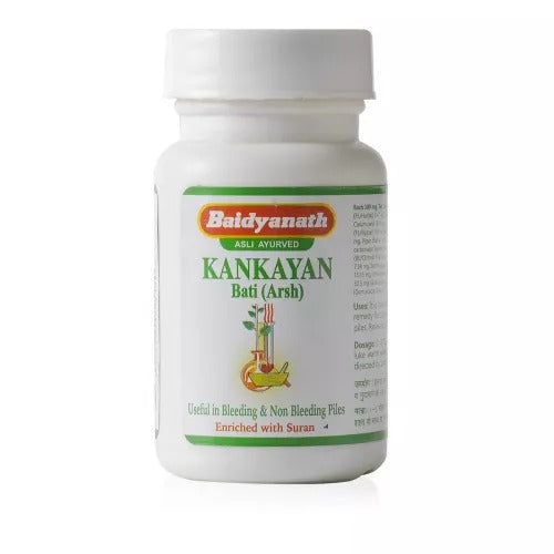 Baidyanath Jhansi Kankayan Bati (Arsh) - Ayurvedant Pvt. Ltd.