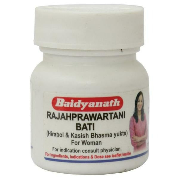 Baidyanath Jhansi Rajahprawartani Bati - Ayurvedant Pvt. Ltd.