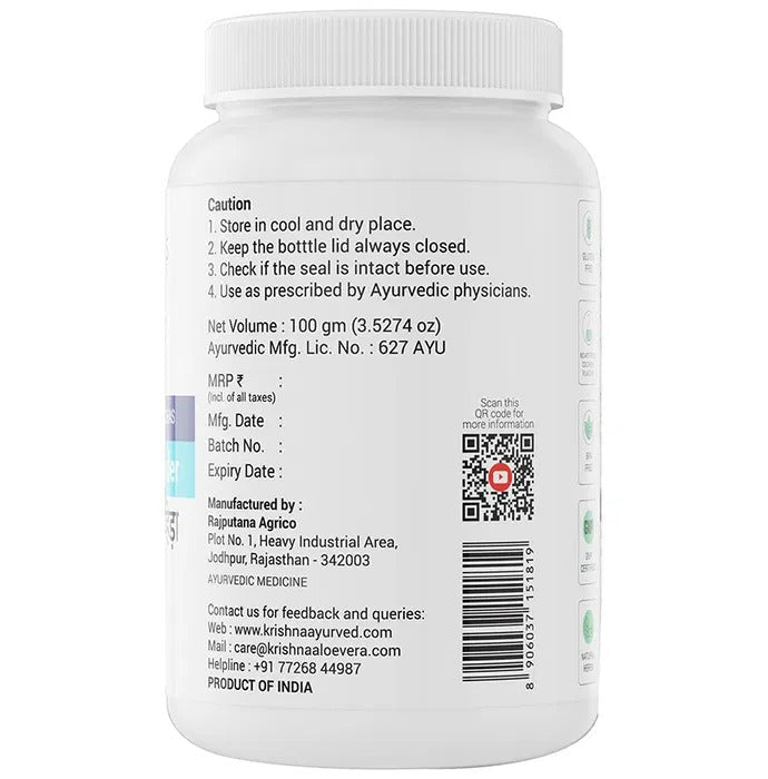 Krishna's Herbal & Ayurveda Baheda Powder | Swadesiicart