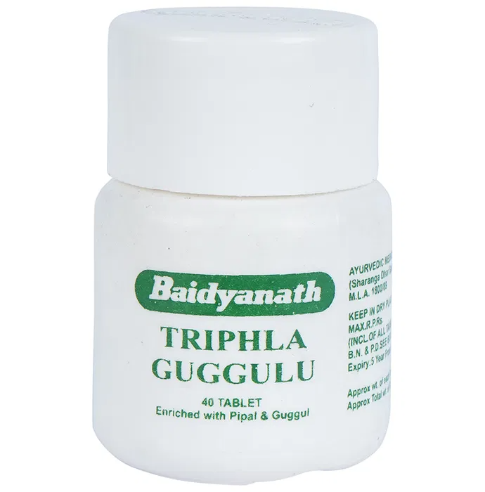 Baidyanath Jhansi Triphala Guggulu Tablets | Swadesiicart